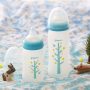 Pigeon coating 贝亲母乳实感Coating系列硅胶玻璃奶瓶 3月+ 240ml 小树