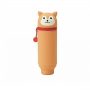 Punilabo Stand Open Pencil Dog 硅胶站立笔袋 柴狗