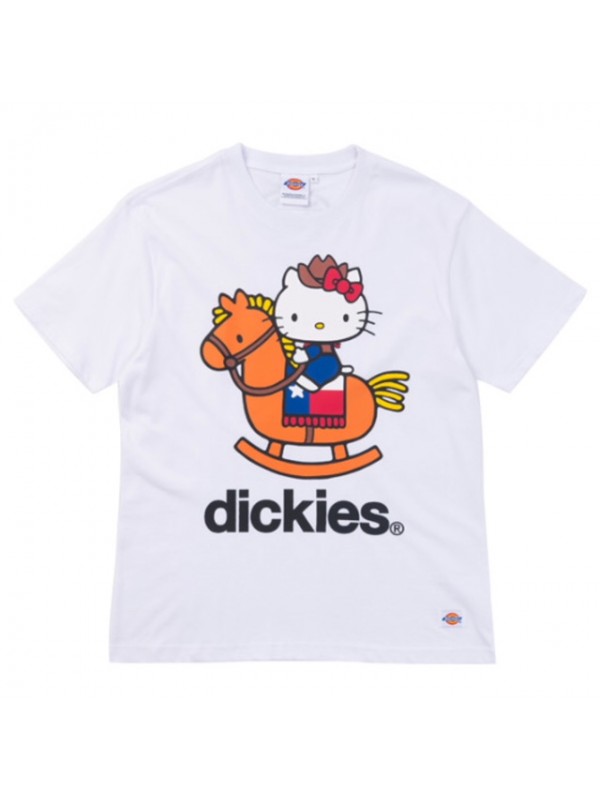 Dickies Hello Kitty T-shirt凯蒂猫限量款白色短袖T恤 Size L
