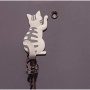 Magnet Hook Cat Tail 磁铁灰色条纹猫咪挂钩