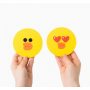 Line Friend sally Coaster 鸭子双面杯垫